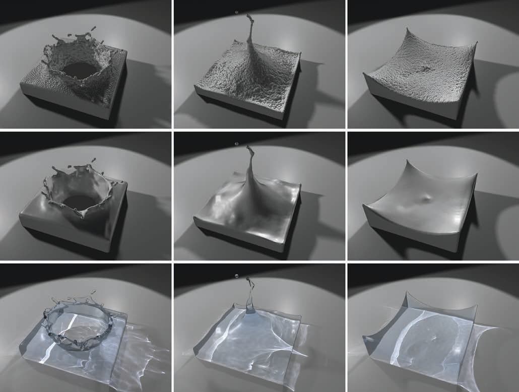 Example of particle-based fluid surface reconstruction